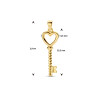 gouden-hanger-sleutel-met-hartje