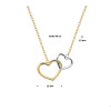 gouden-hartjes-ketting-twee-hartjes-met-witgoud-geelgoud
