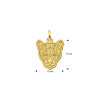 gouden-luipaard-hanger