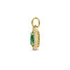 gouden-ovale-hanger-met-groene-en-transparante-zirkoniastenen-7-mm-x-13-mm