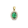 gouden-ovale-hanger-met-groene-en-transparante-zirkoniastenen-7-mm-x-13-mm