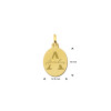 gouden-ovale-hanger-met-letter-en-naam