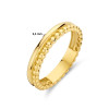 gouden-ring-met-gladde-kant-en-bolletjes