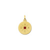gouden-ronde-hanger-met-initialen-en-kleursteen-diameter-15-mm