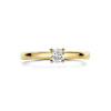 gouden-solitair-ring-met-0-25-crt-diamant