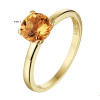 gouden-solitair-ring-met-edelsteen-citrien