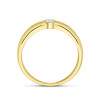 gouden-solitaire-ring-met-twee-banden-4-mm