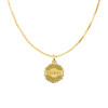 gouden-zonnebloem-hanger-met-naam