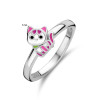 kinderring-met-roze-poes-zilver