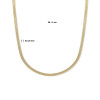 multi-ketting-slang-5-x-0-9-mm-gold-plated-lengte-40-5-cm