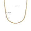 multi-ketting-slang-5-x-0-9-mm-gold-plated-lengte-40-5-cm