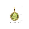 ronde-gouden-hanger-met-groene-peridot-en-diamant-0-09-crt-diameter-10-5-mm