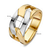 stoere-14-karaat-gouden-en-witgouden-ring-met-rechthoekige-schakels-van-10-mm-breed