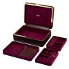 wolf1834-bella-781026-medium-bordeaux-rode-sieradendoos-van-vegan-leer-geribbeld-patroon