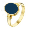 zegelring-goud-dames-blauwe-steen-massief