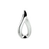 zilveren-druppelvorm-hanger-glanzend-mat-22-x-10-5-mm