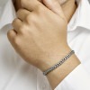 zilveren-geoxideerde-vossenstaart-armband-met-karabijn