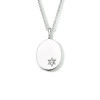 zilveren-gepersonaliseerde-ketting-met-ovale-hanger-en-zirkonia-ster-lengte-41-45-cm