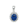 zilveren-hanger-met-man-made-saffier-en-halo-van-zirkonia-11-5-mm-breed-hoogte-15-5-mm