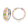 zilveren-klapoorringen-met-gekleurd-emaille-in-patroon-groen-geel-en-roze-6-5-mm-breed-diameter-22-mm
