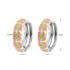 zilveren-klapoorringen-met-gekleurd-emaille-in-patroon-groen-geel-en-roze-6-5-mm-breed-diameter-22-mm