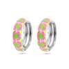zilveren-klapoorringen-met-gekleurd-emaille-in-patroon-groen-geel-en-roze-6-5-mm-breed-diameter-22-mm
