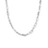 zilveren-paperclip-ketting-platte-buis-2-4-mm-lengte-40-4-cm