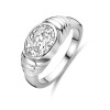 zilveren-ring-met-ovale-transparante-zirkonia-en-geribbeld-glanzend-patroon-8-mm-breed