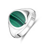 zilveren-zegelring-met-een-ronde-groene-malachiet