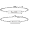 zilveren-moeder-en-dochter-plaat-armbandjes