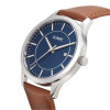 olympic-damian-ol80hsl003-herenhorloge-met-stalen-kast-en-blauwe-wijzerplaat-o-40-mm