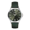 olympic-danny-ol72hsl082-groen-herenhorloge-met-een-leren-band-en-stalen-kast-o-40-mm