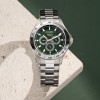 olympic-jeffrey-ol89hss051-herenhorloge-staal-met-groene-wijzerplaat-o-42-mm