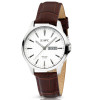 olympic-john-ol26hsl077-herenhorloge-zilverkleurige-wijzerplaat-bruine-leren-band-o-41-mm