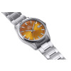 orient-stretto-ra-ac0r08y30b-oranje-automatisch-horloge-met-zilverkleurige-schakelband-39-mm