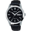 lorus-rxn27dx5-herenhorloge-met-zilverkleurige-kast-en-zwartlederen-band-o-40-mm