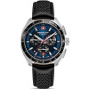 swiss-military-hanowa-defender-smwgc0003301-horloge-met-zwart-leren-band-en-blauwe-wijzerplaat