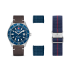 swiss-military-hanowa-nomad-smwgb0004902-set-herenhorloge-van-staal-met-3-verschillende-horlogebanden-o-43-mm