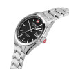 swiss-military-hanowa-pioneer-smwgh0004101-quartz-horloge-met-stalen-band-en-zwarte-wijzerplaat-41-mm