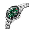 swiss-military-hanowa-sealord-smwgl0006302-automatisch-horloge-met-groene-wijzerplaat-en-stalen-band-o-41-mm