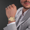 swiss-military-hanowa-sirius-smwgh0006560-quartz-horloge-bicolor-met-goudkleurige-wijzerplaat-40-mm