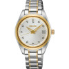 seiko-sur582p1-analoog-horloge-van-staal-met-bicolor-kast-en-wijzerplaat-o-32-mm