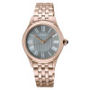 seiko-sur614p1-dameshorloge-van-staal-rosegoudkleurig-met-grijze-wijzerplaat-o-30-mm