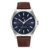 tommy-hilfiger-bruce-th1710669-herenhorloge-blauw-bruin-en-zilverkleurig