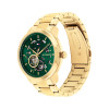 tommy-hilfiger-henry-th1710662-automatisch-herenhorloge-goudkleurig-staal-met-groene-wijzerplaat