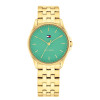 tommy-hilfiger-jade-th1782774-gold-plated-horloge-voor-dames-met-groene-wijzerplaat