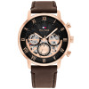 tommy-hilfiger-legend-th1710566-chronograaf-herenhorloge-met-leren-band-rosekleurige-kast-zwarte-wijzerplaat-o-44-mm