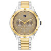 tommy-hilfiger-lexi-th1782658-dameshorloge-met-stalen-band-en-bruine-wijzerplaat-zilverkleurig-o-40-mm