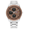 tommy-hilfiger-tyler-th1710533-herenhorloge-o-43-mm-stalen-band-en-kast-met-bruine-wijzerplaat-datumfunctie