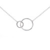 zinzi-zic1278-zilveren-ketting-met-hanger-twee-cirkels-18-mm-breed-lengte-42-45-cm